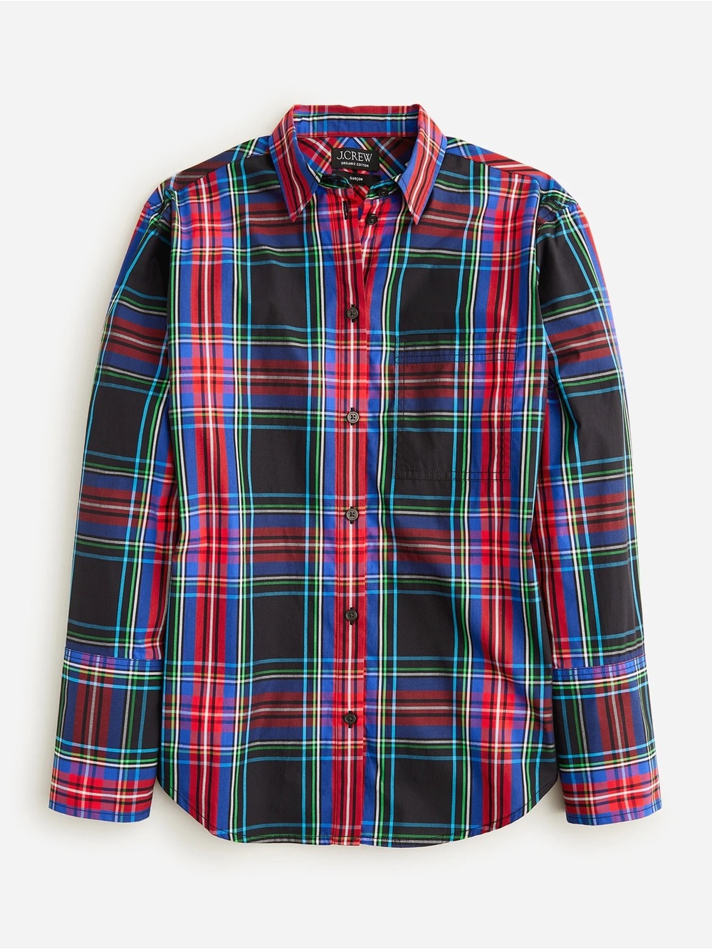 J. Crew Garçon classic shirt in‎ Stewart tartan cotton poplin Size 16